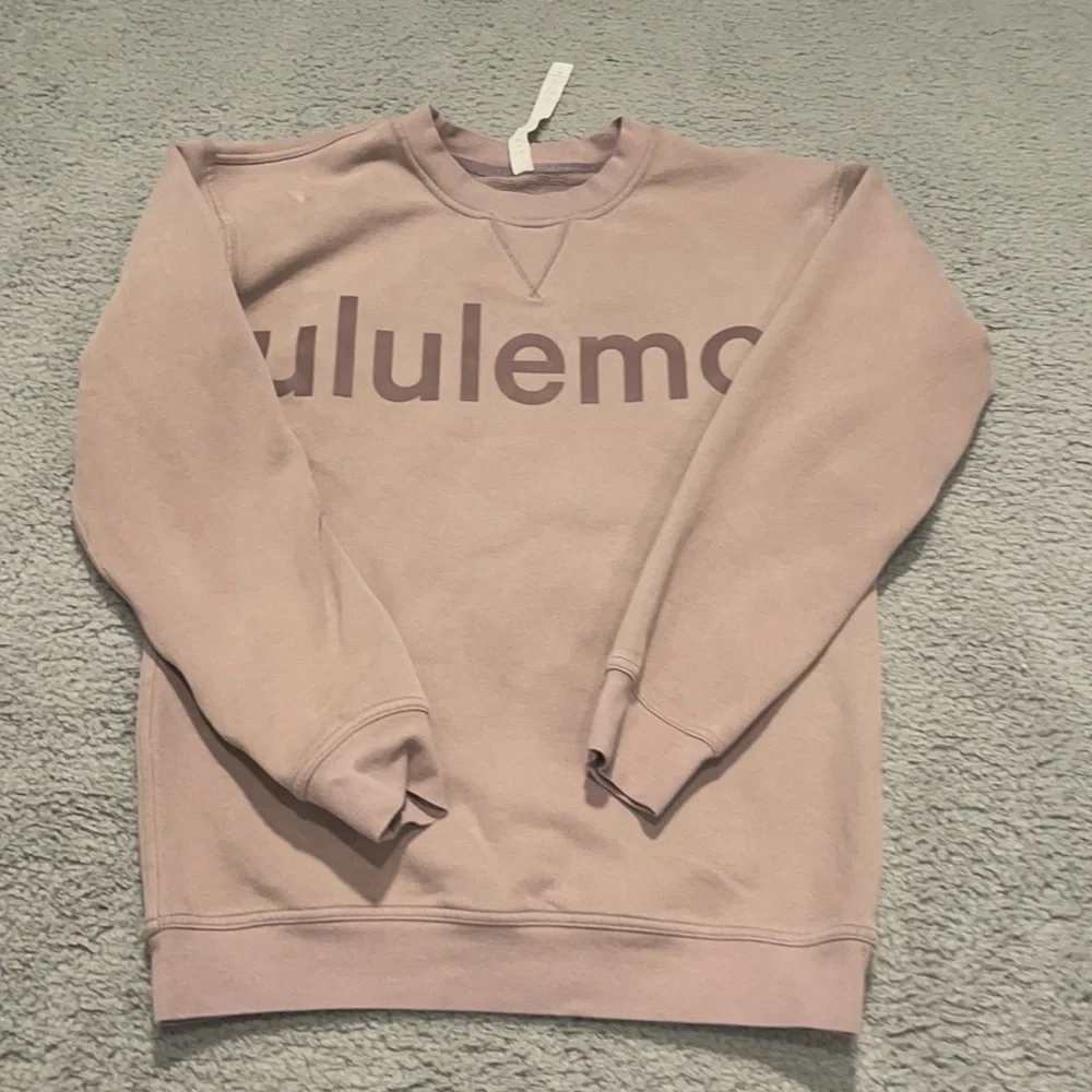 Lululemon All Yours Crew *Graphic Violet Verbena size 6